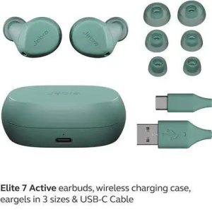 Jabra Elite 4 Active True Wireless Sports Earbuds with ANC