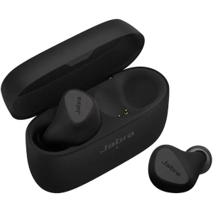 Jabra Connect 5 True Wireless Earbuds With Wireless Charging Pad Titanium Black