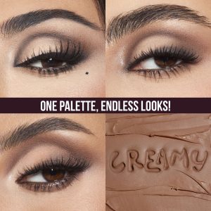 Huda Beauty Creamy Obsessions Eyeshadow Palette – Neutral Brown