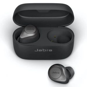 Jabra Elite 85t True Wireless Earbuds - Jabra Advanced Active Noise Cancellation with Long Battery Life and Powerful Speakers - Wireless Charging Case - Titanium Black