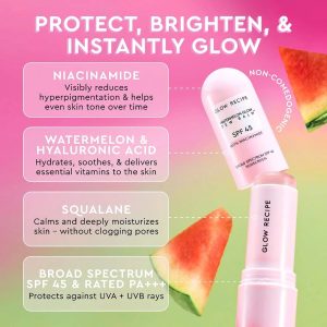 Glow Recipe Watermelon Glow Niacinamide Dew Balm Sunscreen Stick SPF 30 16.5g