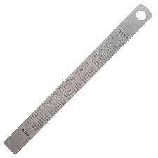 Deli Steel Ruler 15c