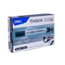 Deli Think Whiteboard Marker 2-5mm Black