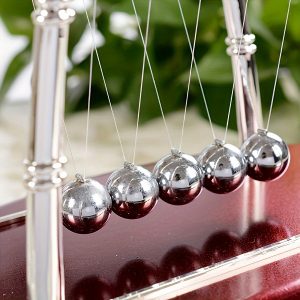 Mesmerizing, Classic Newton's Cradle Balancing Ball